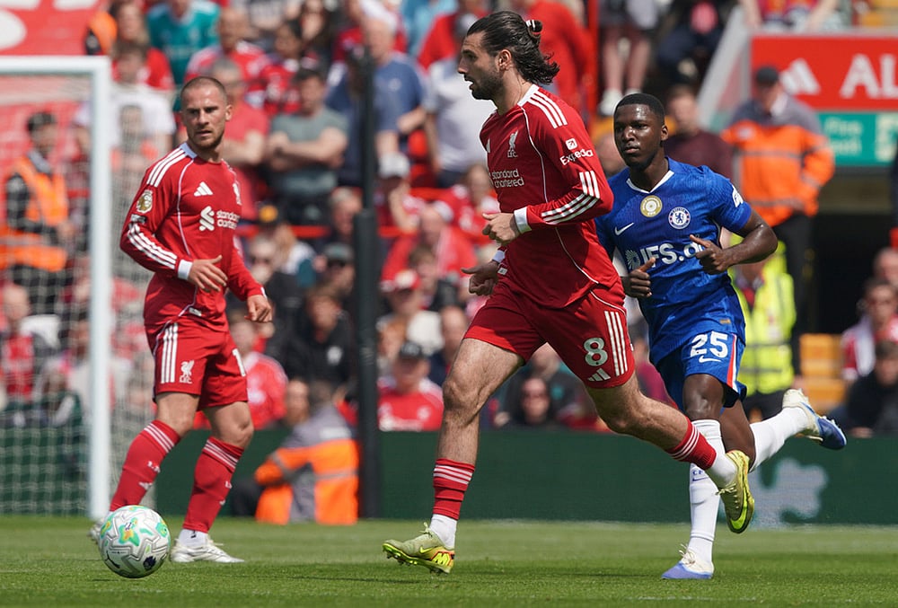 Liverpool Vs Chelsea Premier League soccer-Dominik Szoboszlai