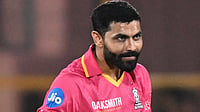 RR Vs GT, IPL 2026: Ravindra Jadeja’s ‘Pocket Celebration’ Goes Viral After Dismissing Jos Buttler - Video (AP Photo/ Str) : Rajasthan Royals' Ravindra Jadeja celebrates the wicket of Gujarat Titans' Jos Buttler during the Indian Premier League cricket match between Rajasthan Royals and Gujarat Titans in Jaipur, India, Saturday, May 9, 2026
