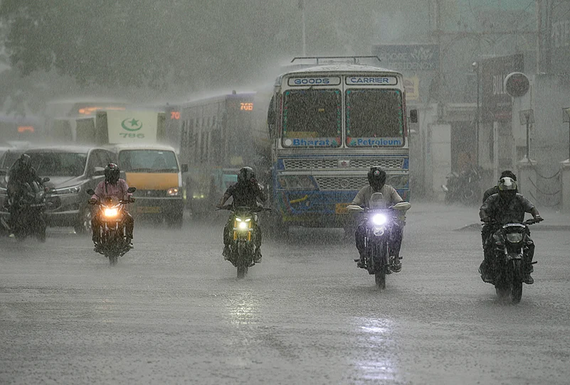 Rainy day in Chennai