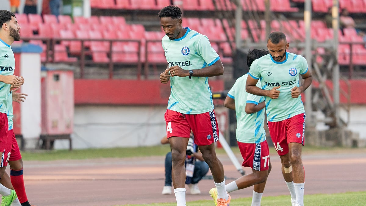 Jamshedpur FC players train ahead of their Indian Super League face-off with Bengaluru FC. - Photo: ISL