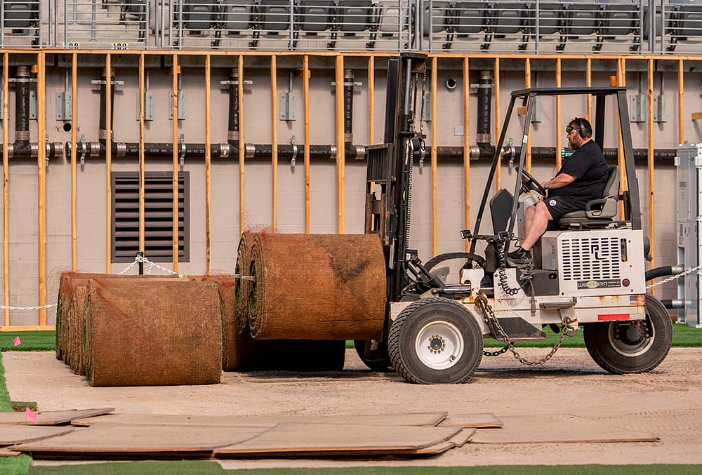 2026 World Cup grass installation NJ