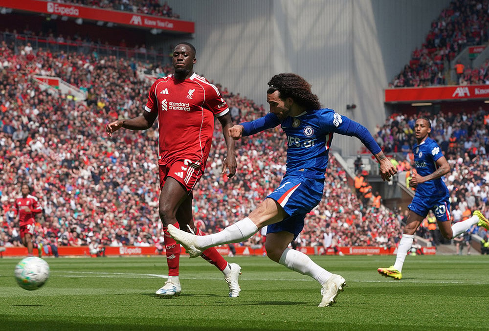 Liverpool Vs Chelsea Premier League soccer-Marc Cucurella 