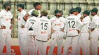 BAN Vs PAK LIVE Score, 1st Test Day 3: Azan Awais Nears Maiden Ton As Pakistan Trail By 234 Runs | Photo: X/BCBTigers : Bangladesh players in action during Day 2 of the first Test against Pakistan on May 9, 2026.