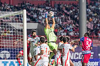 | Photo: Abhinav Ashish Aind/Focus Sports/ISL : Gurpreet Singh Sandhu of Bengaluru Football Club during match 81 of Indian Super League played between Jamshedpur FC and Bengaluru FC at the JRD Tata Sports Complex in Jamshedpur on 9th May 2026.