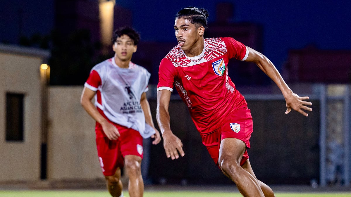 India train ahead of their face-off with Uzbekistan at AFC U17 Asian Cup 2026.  - Photo: AIFF