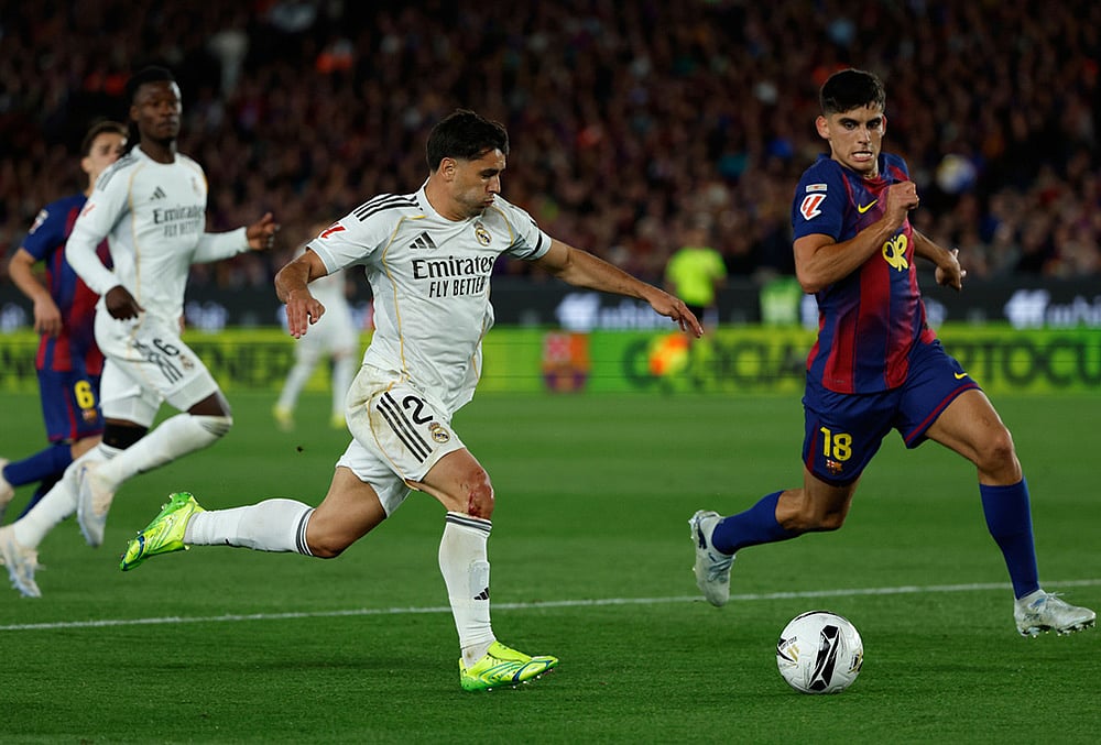 Barcelona vs Real Madrid Spain Soccer El Clasico-Brahim Diaz
