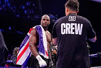 Daniel Dubois Vs Fabio Wardley, WBO Heavyweight Title: British Boxer Lands KO To Win Top Honour | Photo: AP/Dave Thompson : Britain's Daniel Dubois reacts after beating Britain's Fabio Wardley during their WBO World Heavyweight boxing title bout in Manchester.