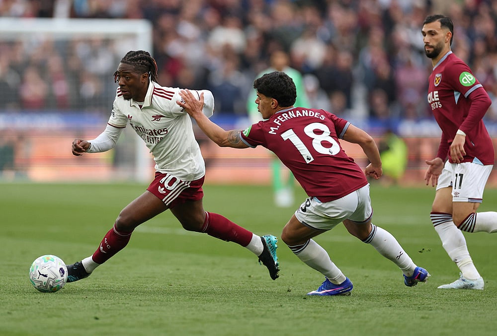 West Ham vs Arsenal EPL London derby-Eberechi Eze