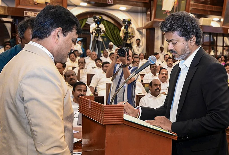 Joseph Vijay takes oath
