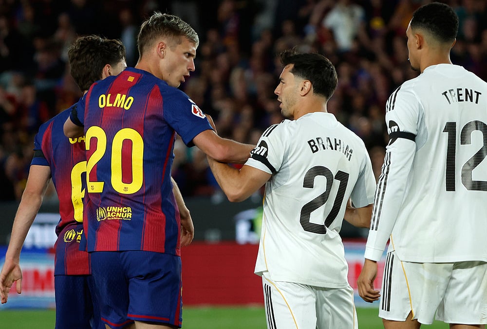 Barcelona vs Real Madrid Spain Soccer El Clasico-Dani Olmo