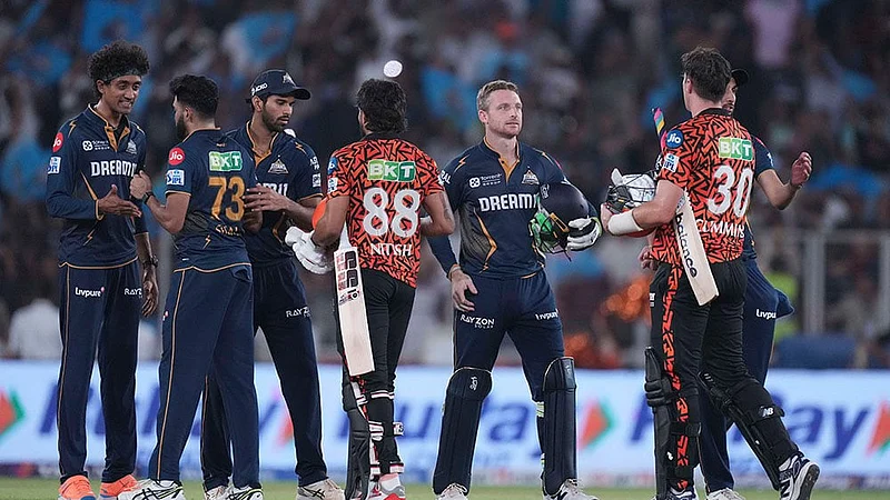 | Photo: AP/Siddharaj Solanki : GT Vs SRH Live Score, IPL 2026: Gujarat Titans Face Sunrisers Hyderabad.