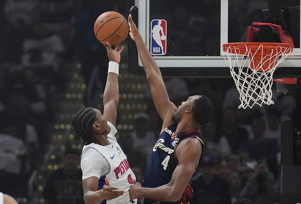 NBA basketball playoffs series Cavaliers vs Pistons-Ausar Thompson
