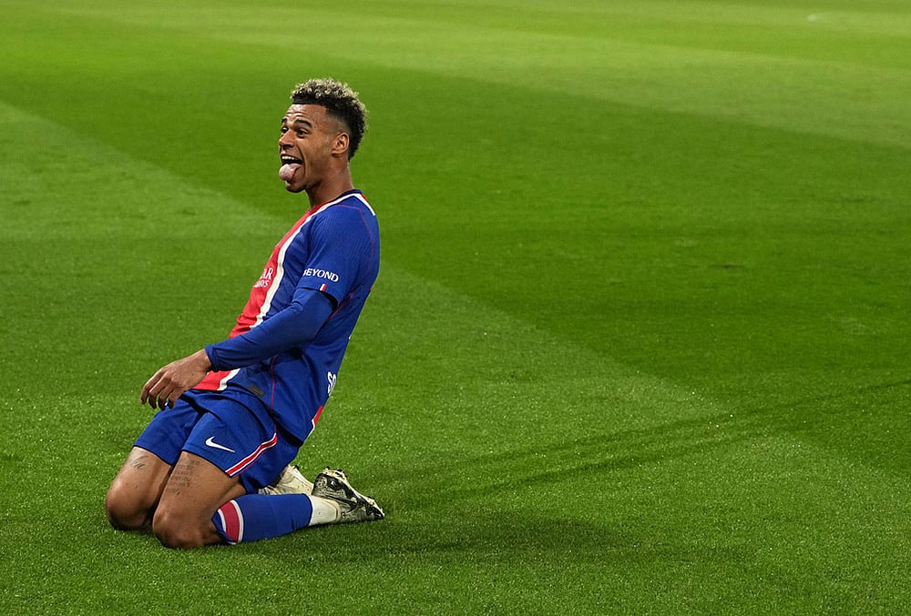 Paris Saint-Germain Vs Brest French Ligue 1 soccer-Desire Doue