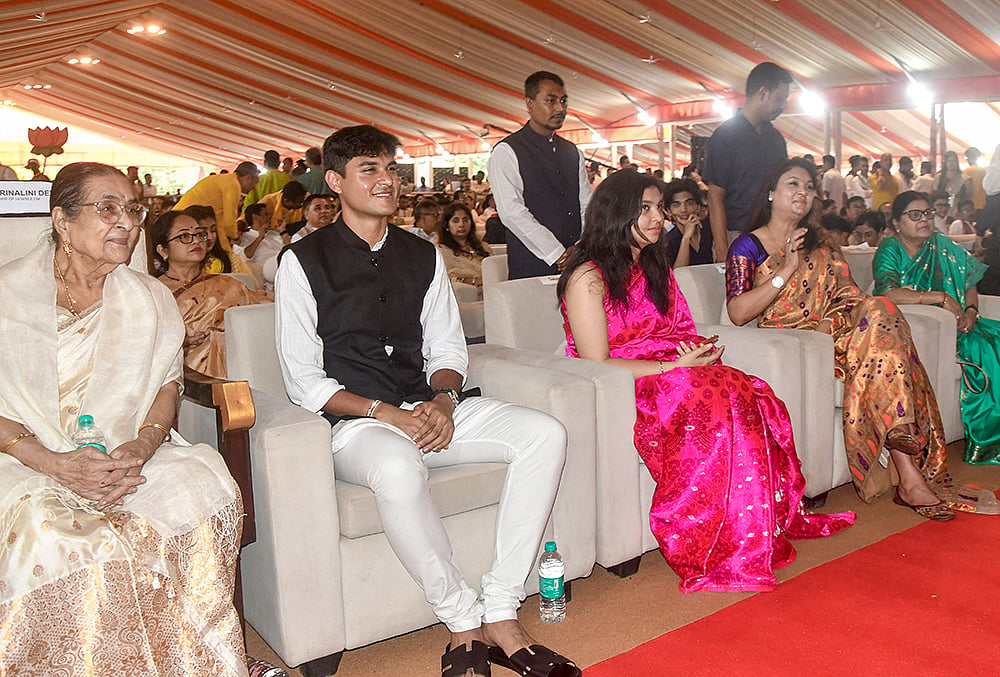 Assam govt swearing-in Himanta Biswa Sarma’s wife Riniki Bhuyan Sharma