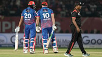 PBKS Vs DC, IPL Match Report: Who Won Yesterday In Indian Premier League 2026 Match 55 – Check Result | Photo: AP/Ashwini Bhatia : Delhi Capitals' captain Axar Patel talks to teammate David Miller as later comes out to play during the Indian Premier League cricket match between Delhi Capitals and Punjab Kings in Dharamshala, India, Monday, May 11, 2026.