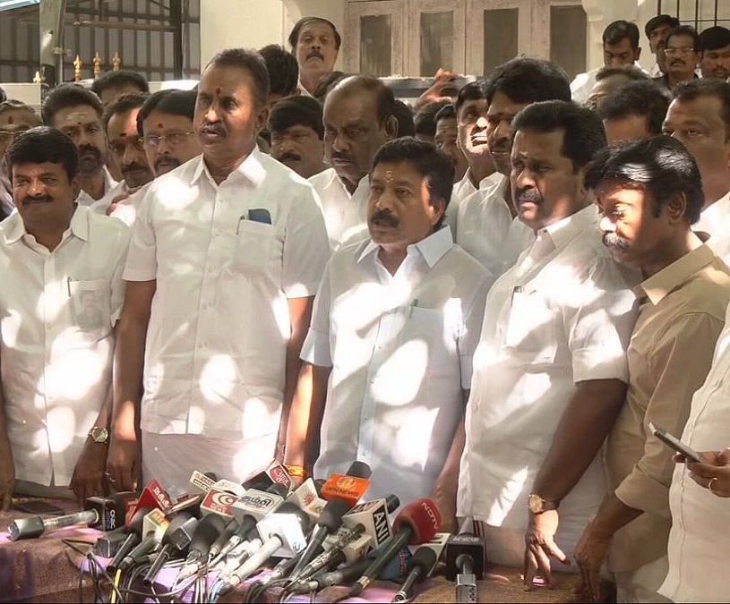 DMK slams Shanmugam on post-poll pact talks with AIADMK, refutes charge - PTI