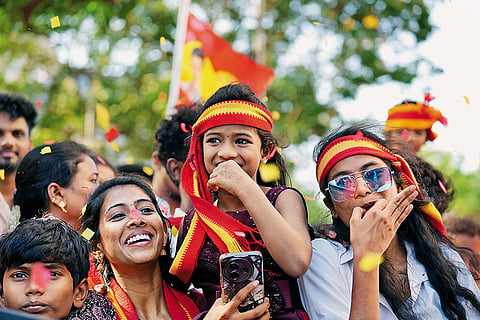 Ecstatic Crowd: TVK supporters rejoice at Tamil Nadu CM Vijay’s rally in Chennai