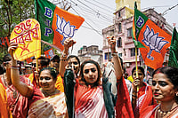 Beyond Regionalism: How BJP’s West Bengal Victory Signals the Decline of Dominant Regional Parties in India | Photo: Sandipan Chatterjee : Food Politics: BJP supporters in West Bengal celebrate with fish during the Bengali New Year in Kolkata