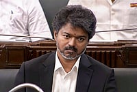 Day In Pics: May 12, 2026 | Photo: TAMIL NADU ASSEMBLY/YT via PTI : Tamil Nadu Chief Minister C. Joseph Vijay during the state Assembly session, in Chennai.