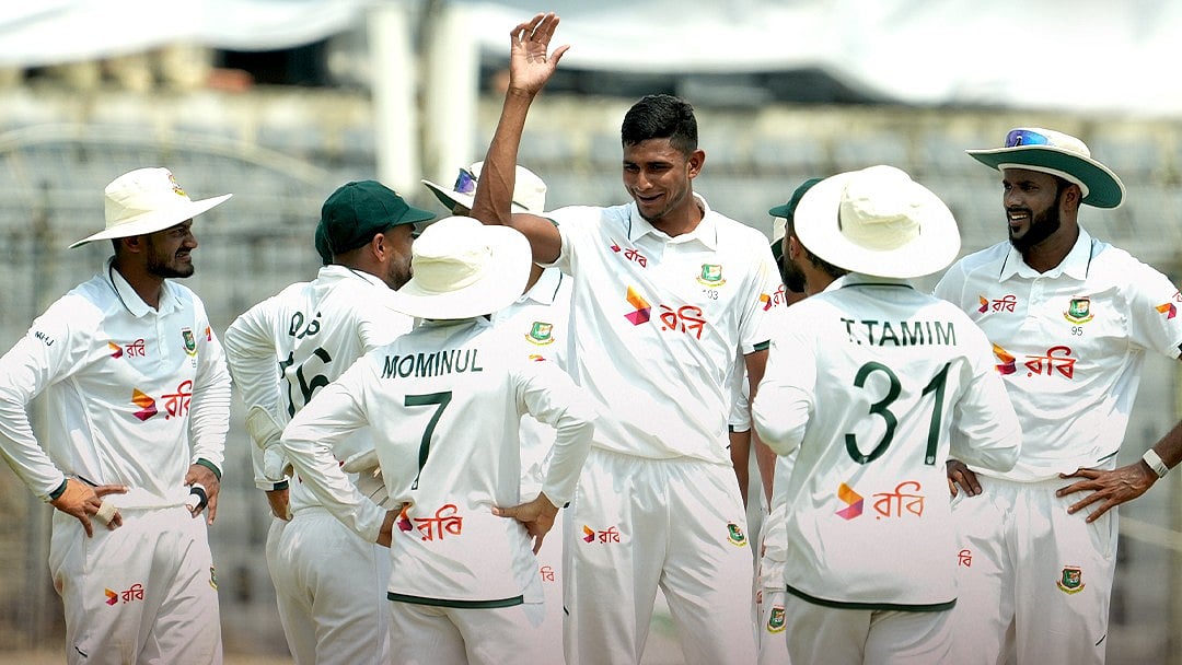 Bangladesh vs Pakistan Test Series 2026: BAN are on verge of winning the 1st Test. - X/BCBTigers