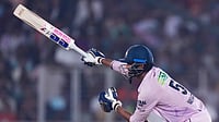 GT Vs SRH Live Score, IPL 2026: Sai Sudharsan Falls For 61 As Sunrisers Hyderabad Strike | Gujarat Titans 158/4 (19) (AP Photo/Ajit Solanki) : Gujarat Titans' Washington Sundar plays a shot during the Indian Premier League cricket match between Gujarat Titans and Sunrisers Hyderabad, in Ahmedabad, India, Tuesday, May 12, 2026.