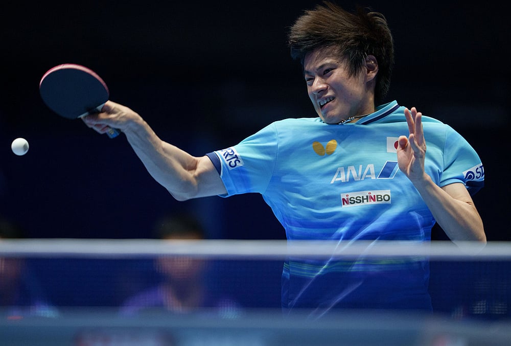 World Team Table Tennis Championships-Shunsuke Togami of Japan