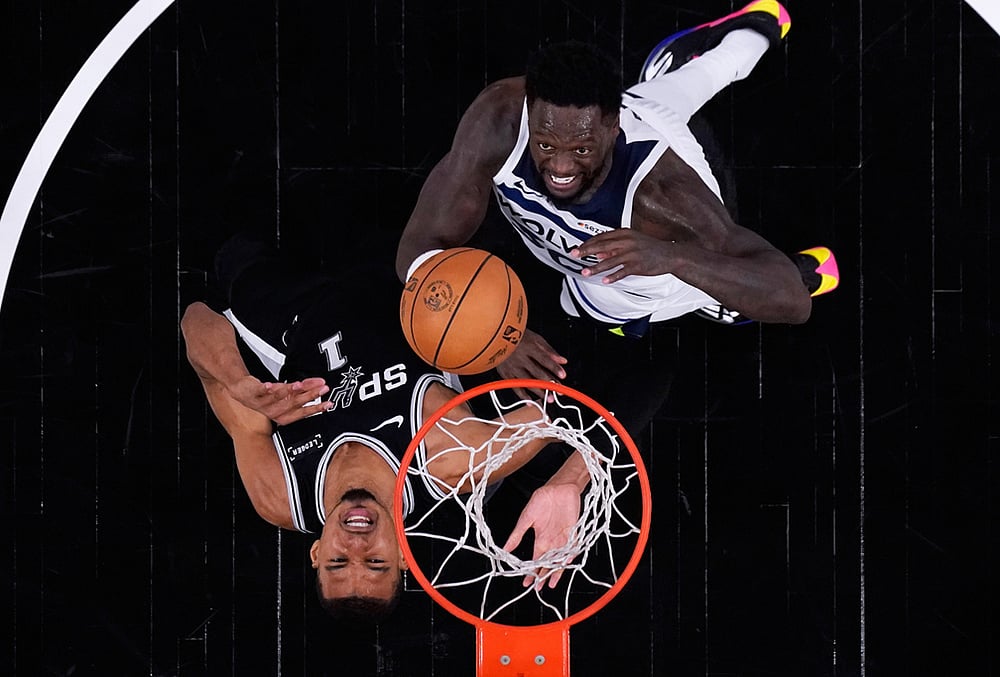 Timberwolves vs Spurs NBA Basketball-Victor Wembanyama