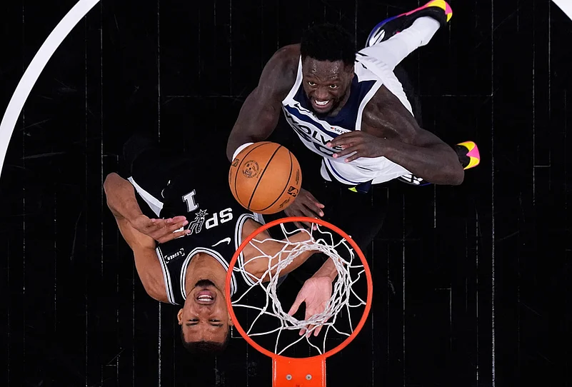 Timberwolves vs Spurs NBA Basketball-Victor Wembanyama