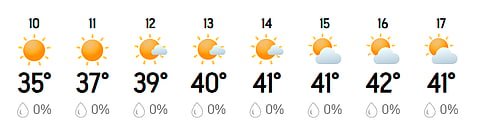 Hourly weather forecast of New Raipur.