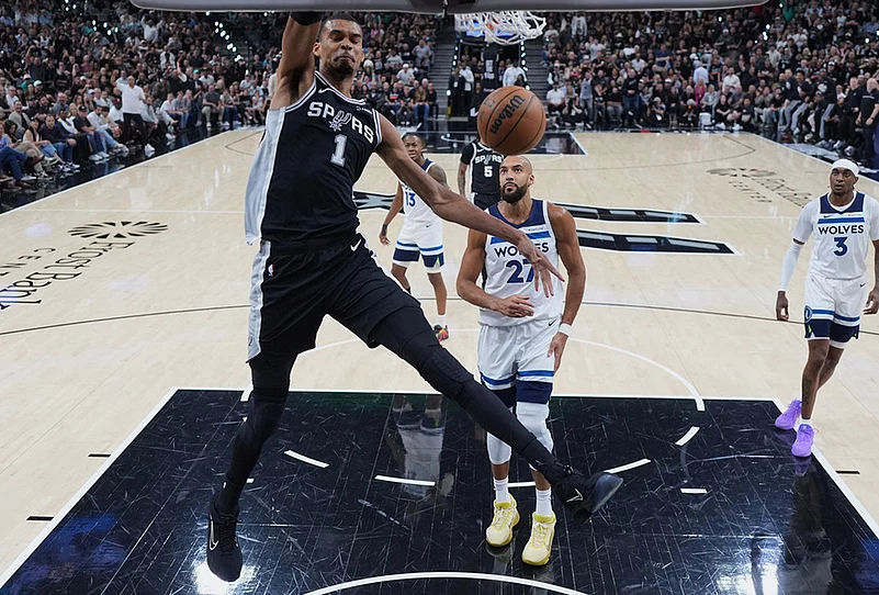 Timberwolves vs Spurs NBA Basketball-Wembanyama