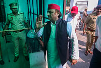 Day In Pics: May 13, 2026 | Photo: PTI/Nand Kumar : Samajwadi Party National President Akhilesh Yadav reaches post-mortem house at KGMU, where the mortal remains of his stepbrother Prateek Yadav are kept for post-mortem examination, in Lucknow.