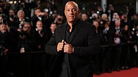 (Photo by Scott A Garfitt/Invision/AP) : Vin Diesel poses for photographers upon arrival for the 25th anniversary of the film 'The Fast and the Furious' at the 79th international film festival, Cannes, southern France, Thursday, May 14, 2026