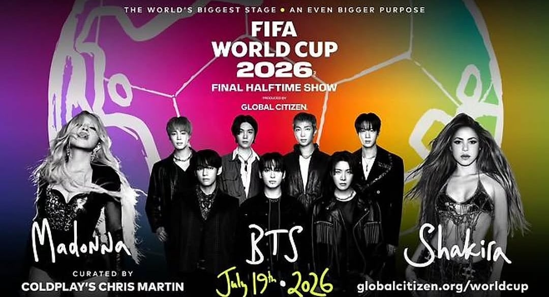 BTS, Madonna and Shakira to headline FIFA World Cup finale halftime - Instagram
