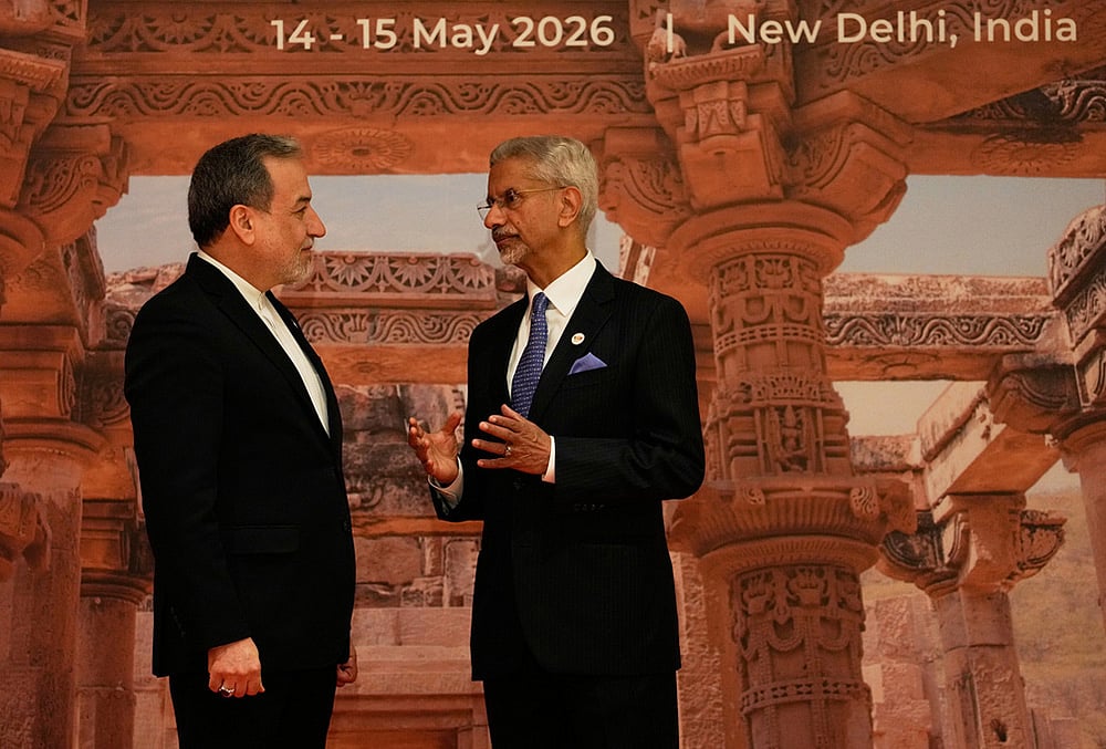 BRICS FMM in Delhi Jaishankar with Abbas Araghchi 