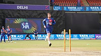 File Photo : Lockie Ferguson in Punjab Kings' training during IPL 2026. 