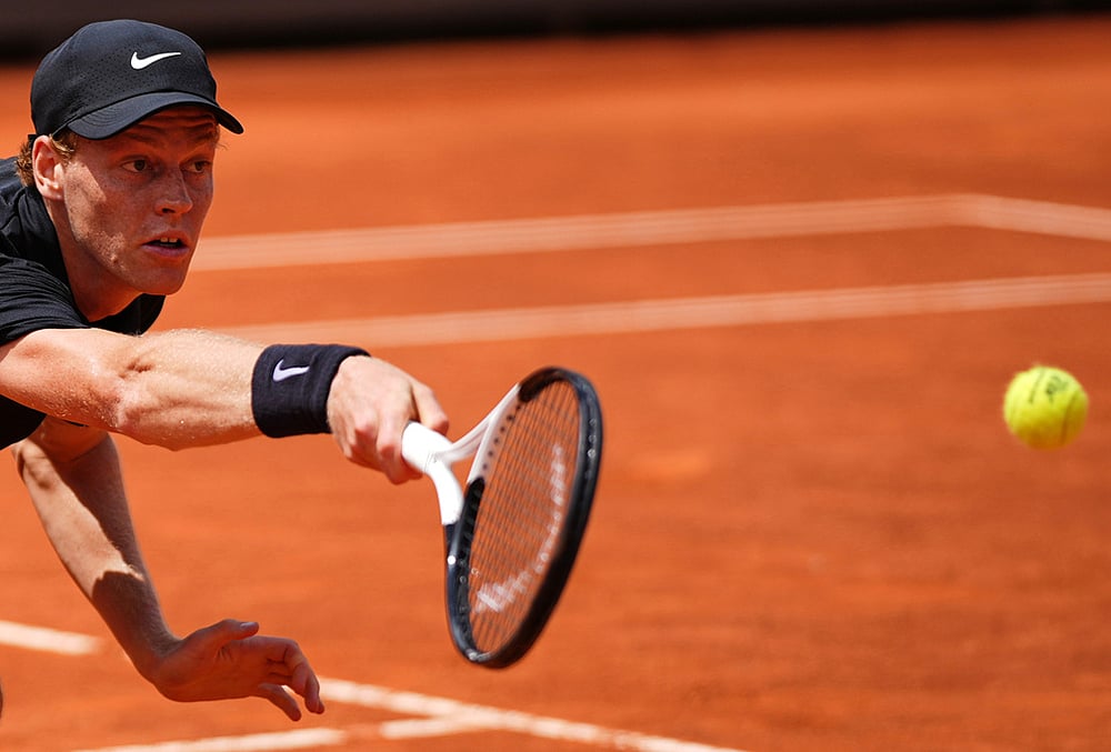 Italian Open tennis 2026 Jannik Sinner vs Andrey Rublev