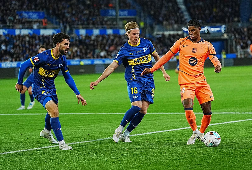 Alaves vs Barcelona spanish La liga soccer-Marcus Rashford