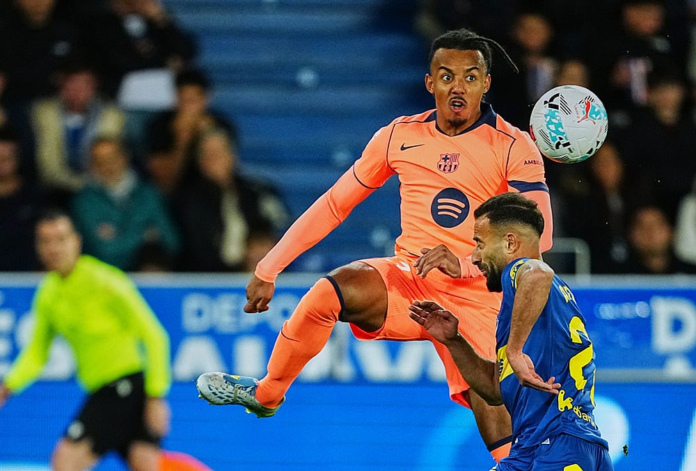 Alaves vs Barcelona spanish La liga soccer-Abde Rebbach