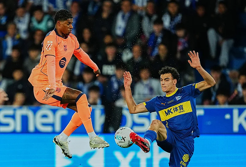 Alaves vs Barcelona spanish La liga soccer-Marcus Rashford
