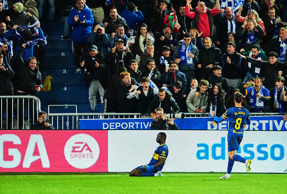 Alaves vs Barcelona spanish La liga soccer-Ibrahim Diabate