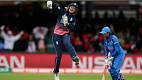 | Photo: X/HomeOfCricket : File photo of Saray Taylor in action during the ICC Women's World Cup in 2007.