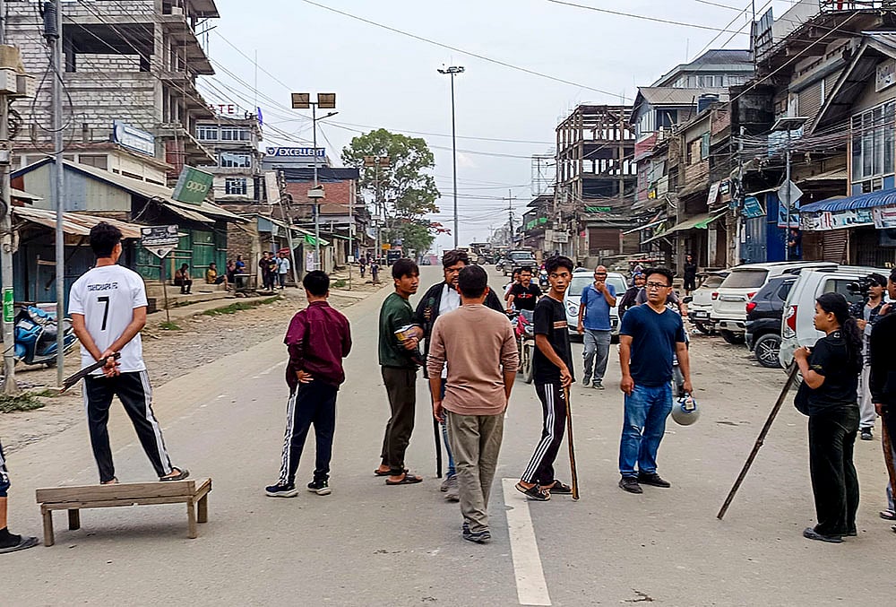 Shutdown against killings by militants hit normal life in Manipur