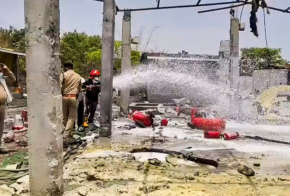 Explosion at firecracker factory in MPs Dewas