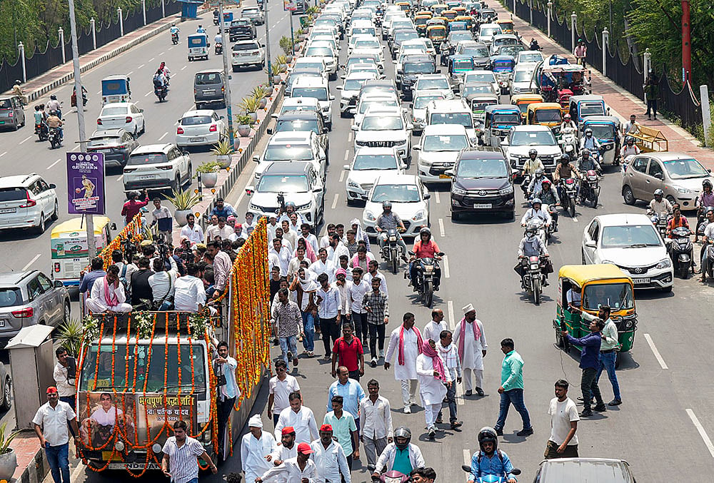 Funeral of Prateek Yadav in Lucknow