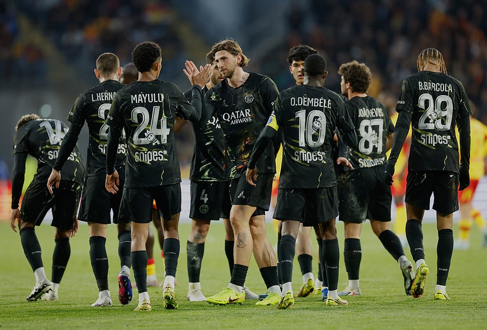 Lens vs Paris Saint Germain French League One soccer-