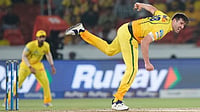 IPL 2026: Jamie Overton Ruled Out Of Remainder Of Season; CSK Sign Dian Forrester As Replacement | Photo: AP/Mahesh Kumar A. : Chennai Super Kings' Jamie Overton bowls a delivery during the Indian Premier League cricket match between Sunrisers Hyderabad and Chennai Super Kings in Hyderabad.