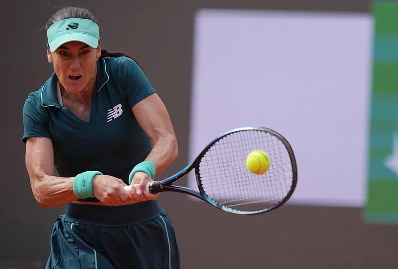 Coco Gauff vs Sorana Cîrstea photos