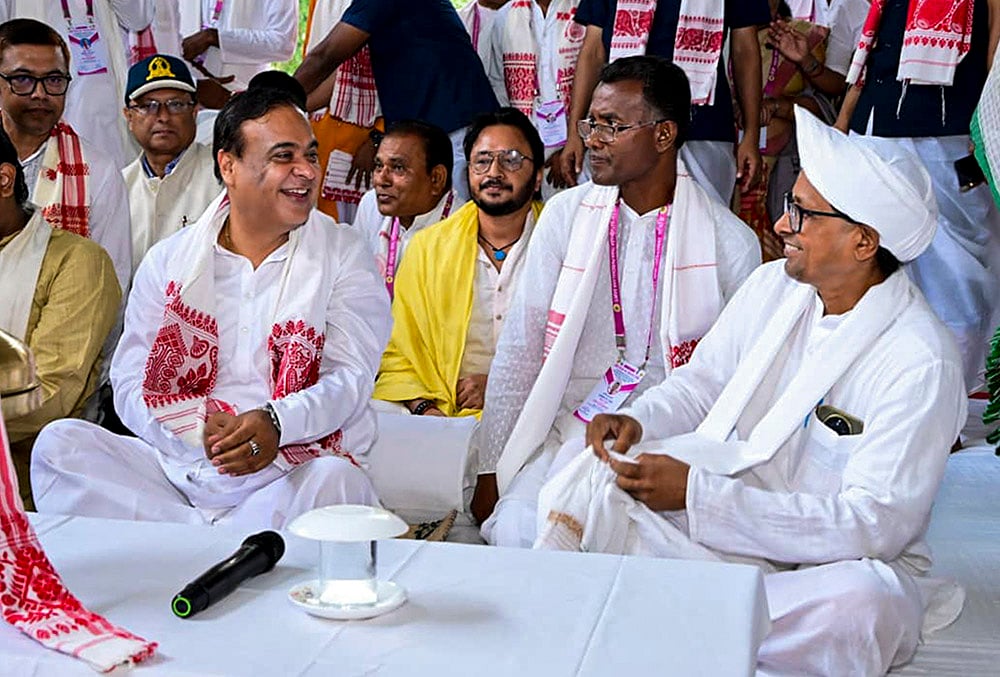Assam CM Sarma at Batadrava