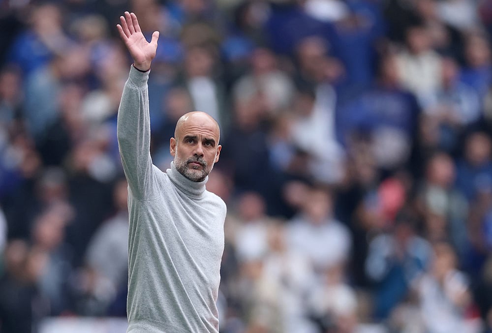 Chelsea and Manchester City English FA Cup final-Pep Guardiola