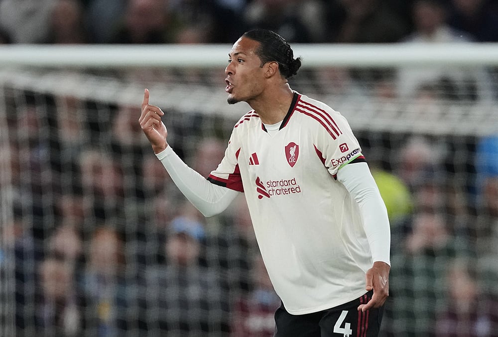 Aston Villa vs Liverpool Premier League soccer-Virgil van Dijk